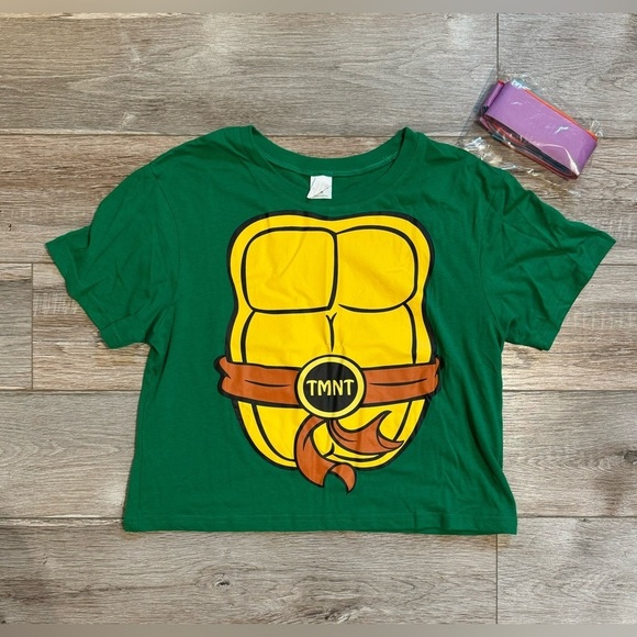 Nickelodeon, Teenage Mutant Ninja Turtles T-shirt Kit Costume Adult Medium‎ 8-10 - Picture 5 of 8
